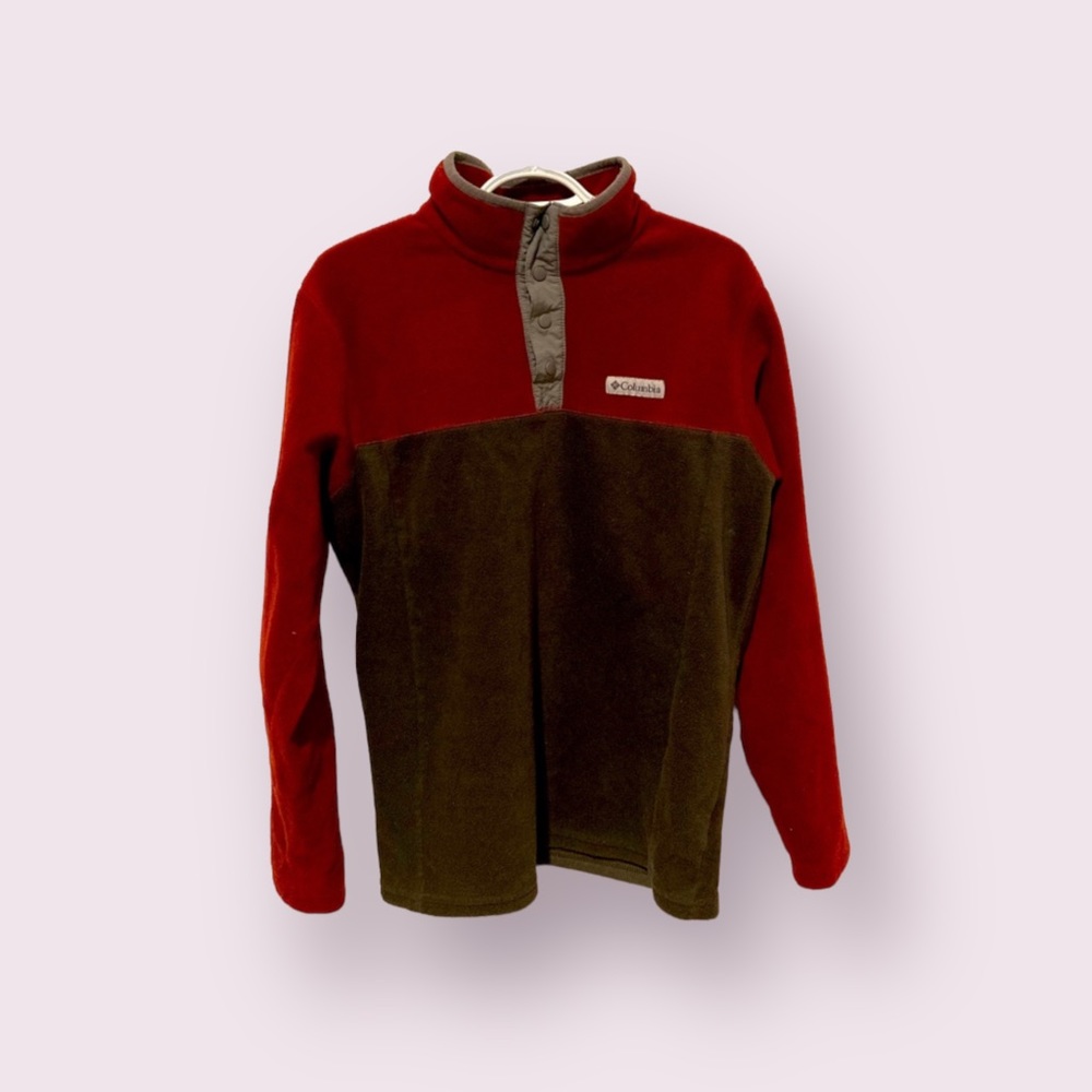 Grey/Red Columbia Fleece